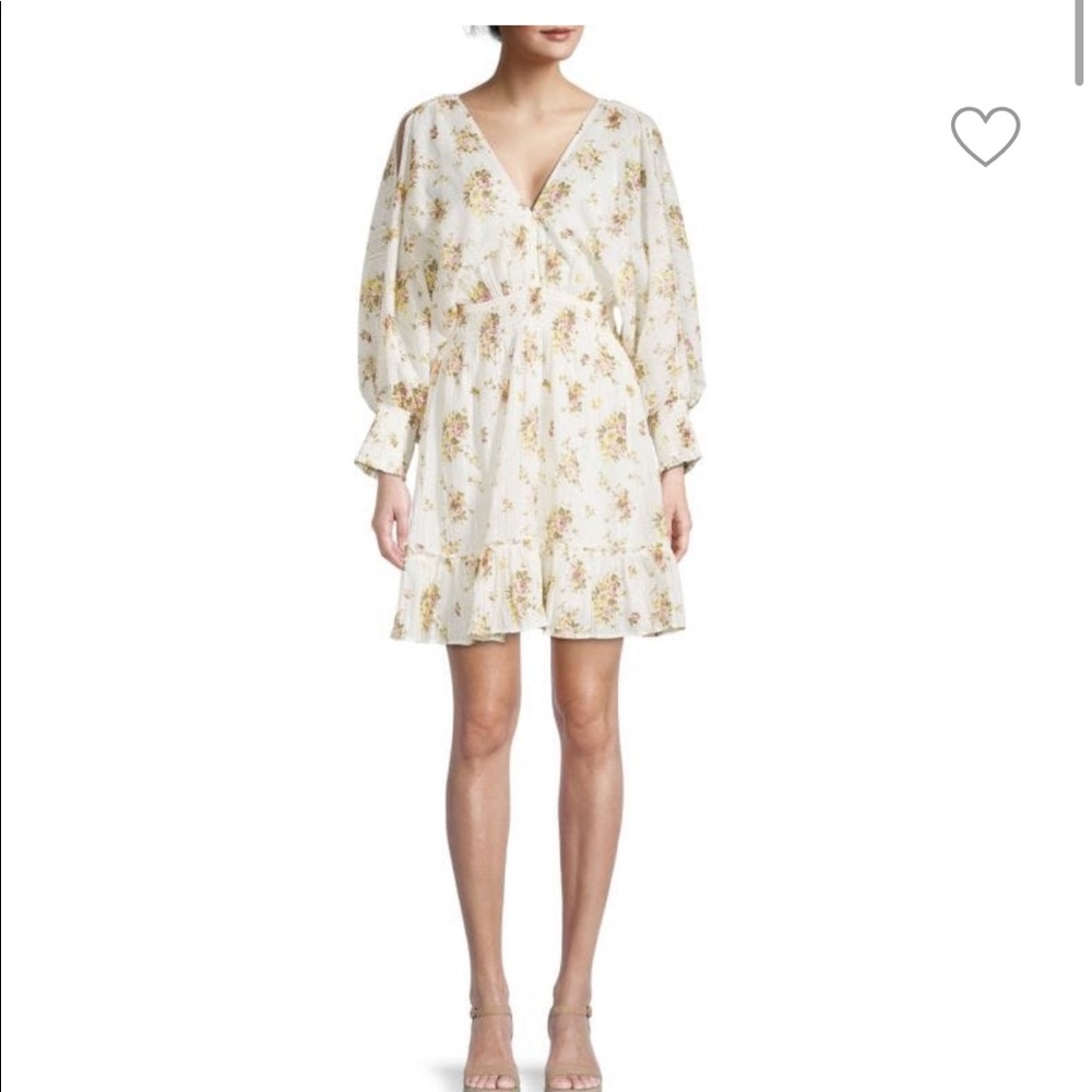 NWT lovestitch floral long sleeve dress